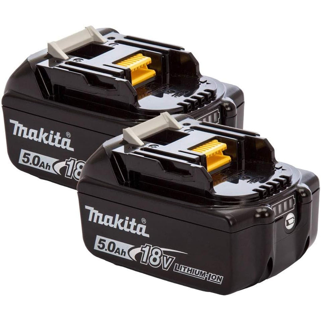 Makita Genuine BL1850B 18V 5.0Ah Battery Twin Pack