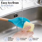 17pcs Colourful Kitchen Utensil & Knife Set with Block & Chopping Board, By Nuovva