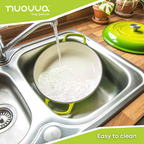 Shallow Cast Iron Dutch Oven Casserole Pot - 3.9L - 30cm (Multiple Colours) by Nuovva