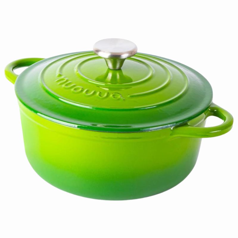 Enamelled Cast Iron Casserole Pot - 22cm - 2.9L (Multiple Colours)