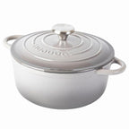 Enamelled Cast Iron Dutch Oven Casserole Pot (Multiple Colours & Sizes)