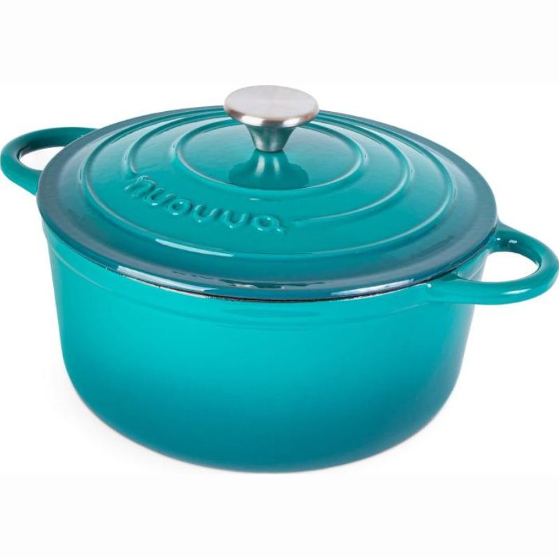 Enamelled Cast Iron Casserole Pot - 22cm - 2.9L (Multiple Colours)