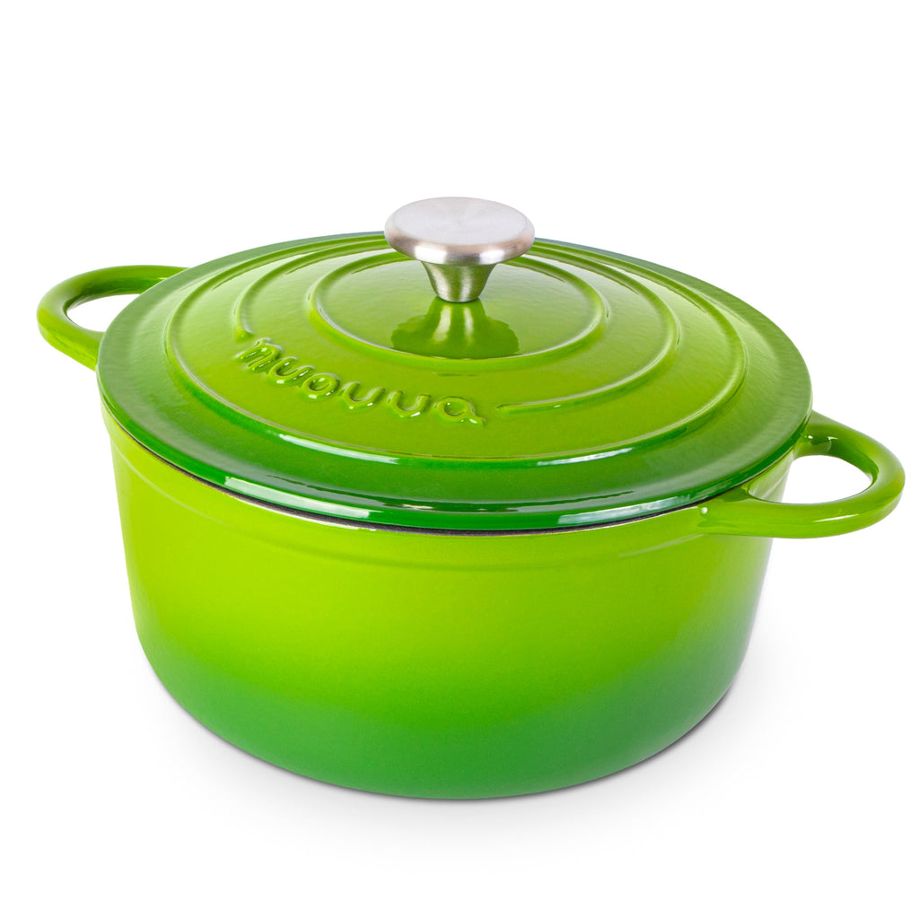 Enamelled Cast Iron Dutch Oven Casserole Pot (Multiple Colours & Sizes)
