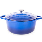 Enamelled Cast Iron Dutch Oven Casserole Pot (Multiple Colours & Sizes)