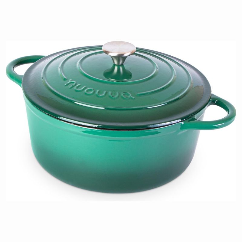 Enamelled Cast Iron Dutch Oven Casserole Pot (Multiple Colours & Sizes)