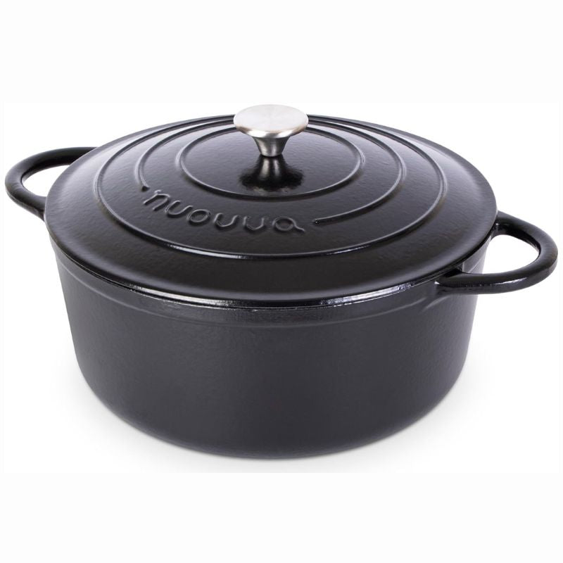 Enemalled Cast Iron Dutch Oven, Casserole Pot - 30cm - 6.9L (Multiple Colours)