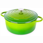 Enamelled Cast Iron Dutch Oven Casserole Pot (Multiple Colours & Sizes)