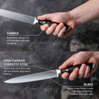Professional High Carbon Steel Kitchen Single & Sets Knives  (Multiple Variants), by Nuovva