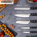 Professional High Carbon Steel Kitchen Single & Sets Knives  (Multiple Variants), by Nuovva