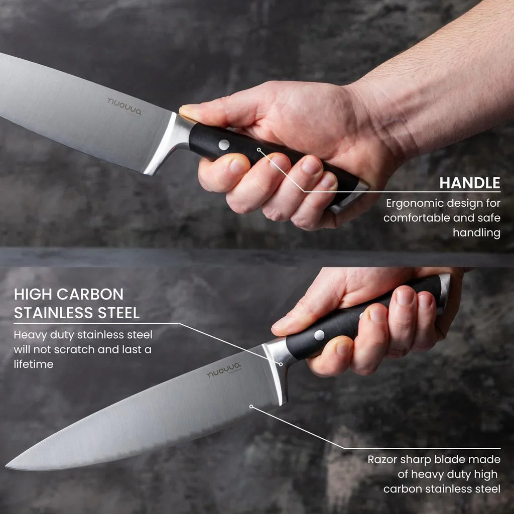Professional High Carbon Steel Kitchen Single & Sets Knives  (Multiple Variants), by Nuovva