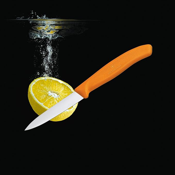 Victorinox  Straight Edge Paring Knife | Green, Pink, Yellow and Orange | 8 cm