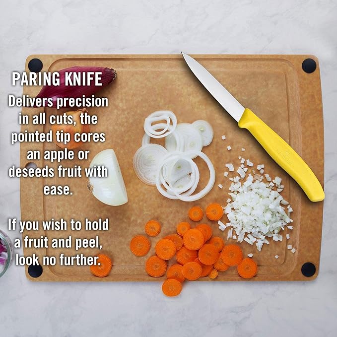 Victorinox  Straight Edge Paring Knife | Green, Pink, Yellow and Orange | 8 cm