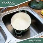 Cast Iron Dutch Oven with Lid, Casserole Pot - 24cm - 4.7L (Multiple Colours)