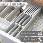 Expandable Cutlery Drawer Organiser Divider (Multiple Colours), by Nuovva