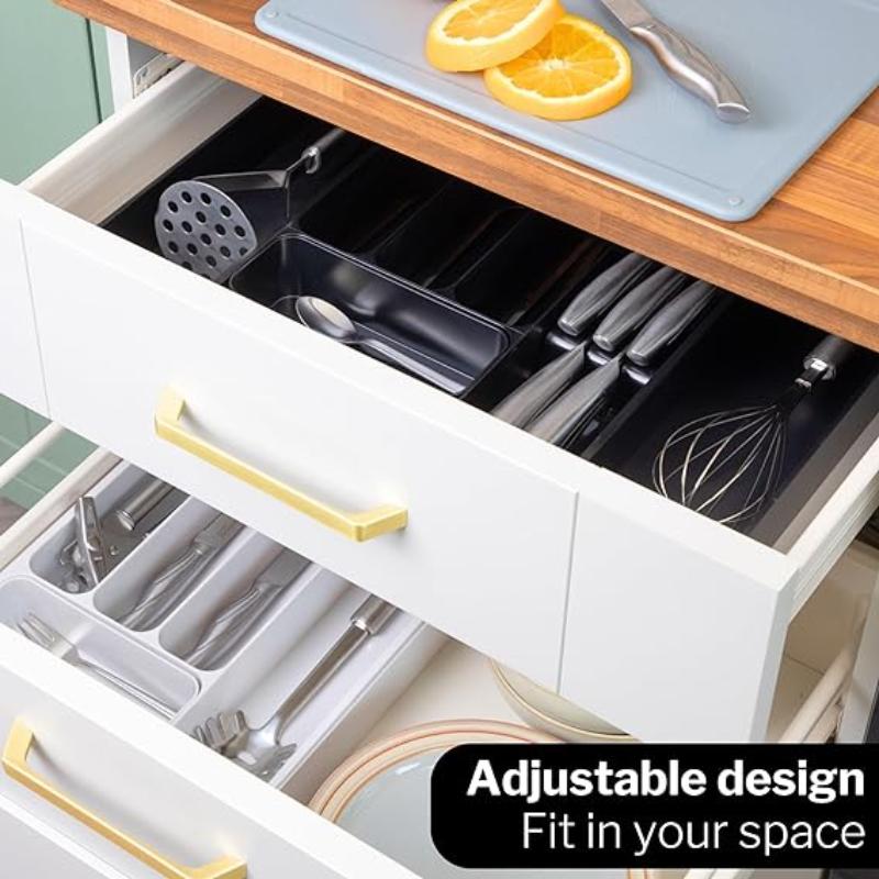 Expandable Cutlery Drawer Organiser Divider (Multiple Colours), by Nuovva