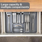 Expandable Cutlery Drawer Organiser Divider (Multiple Colours), by Nuovva