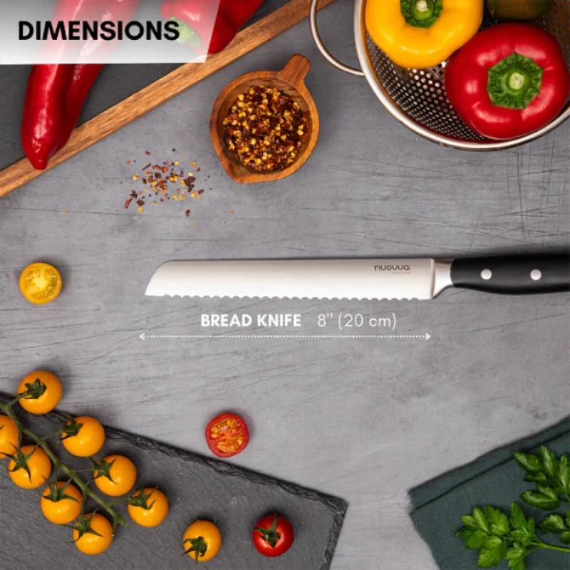 Professional High Carbon Steel Kitchen Single & Sets Knives  (Multiple Variants), by Nuovva