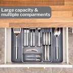 Expandable Cutlery Drawer Organiser Divider (Multiple Colours), by Nuovva