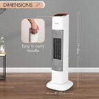 Touchscreen Energy Efficient Electric Heater with Remote Control