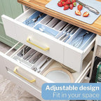 Expandable Cutlery Drawer Organiser Divider (Multiple Colours), by Nuovva