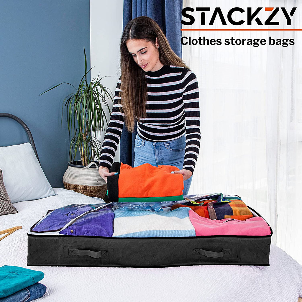 Underbed Storage Bags/Organiser | 75L [Multiple Colours], [3 Pcs, 5Pcs]