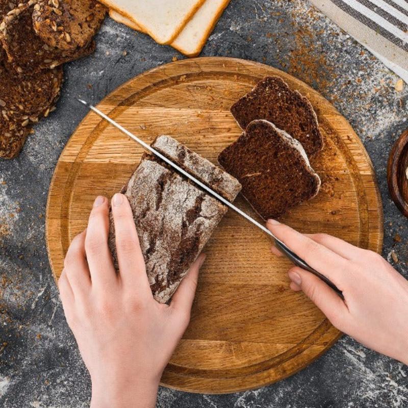 Kitchen Knife Set with Rotating Block 7-Piece Set (Multiple Colours) by Nuovva