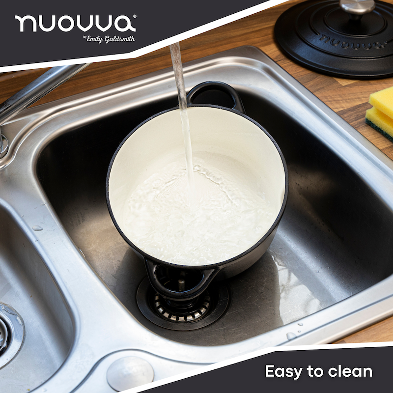 Enamelled Cast Iron Dutch Oven Casserole Pot (Multiple Colours & Sizes)