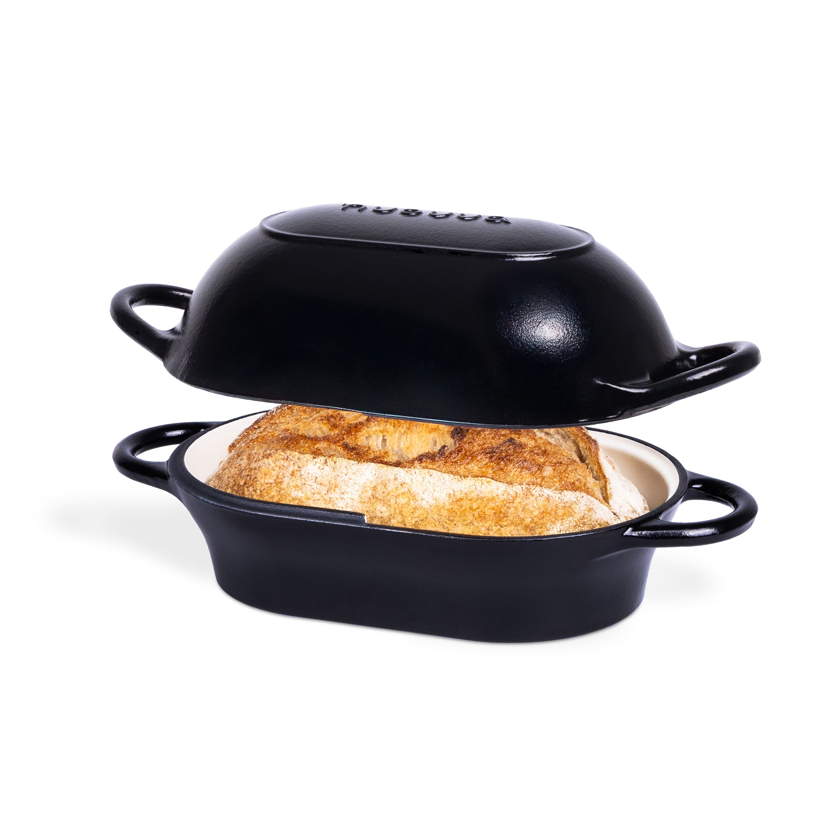 Enamelled Cast Iron Bread Loaf Pot – 22.5 × 14cm, Dutch Oven (Multiple Colours), by Nuovva