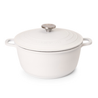 Aluminium Casserole Pot with Lid - 4L - 24cm, (Multiple Colours) by Nuovva