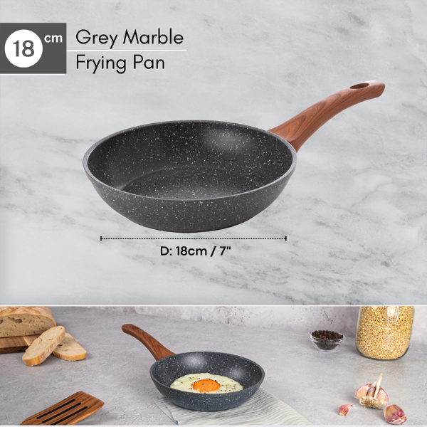 Marble Granite Induction Non-Stick Frying Pan (Multiple Sizes), by Nuovva