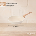 Induction Non-Stick Frying Pan (Multiple Sizes & Multiple Colours), by Nuovva