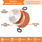 Kitchen Cookware Set with Lids - 8-Pieces (Multiple Colours)