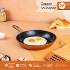 Copper Induction Non-Stick Frying Pan - (Multiple Sizes) by Nuovva