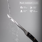 Japanese Steel Damascus Style Kitchen Knives with Pakkawood Handles - Multiple Variants, by Nuovva