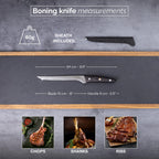 Japanese Steel Damascus Style Kitchen Knives with Pakkawood Handles - Multiple Variants, by Nuovva