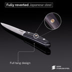 Japanese Steel Damascus Style Kitchen Knives with Pakkawood Handles - Multiple Variants, by Nuovva