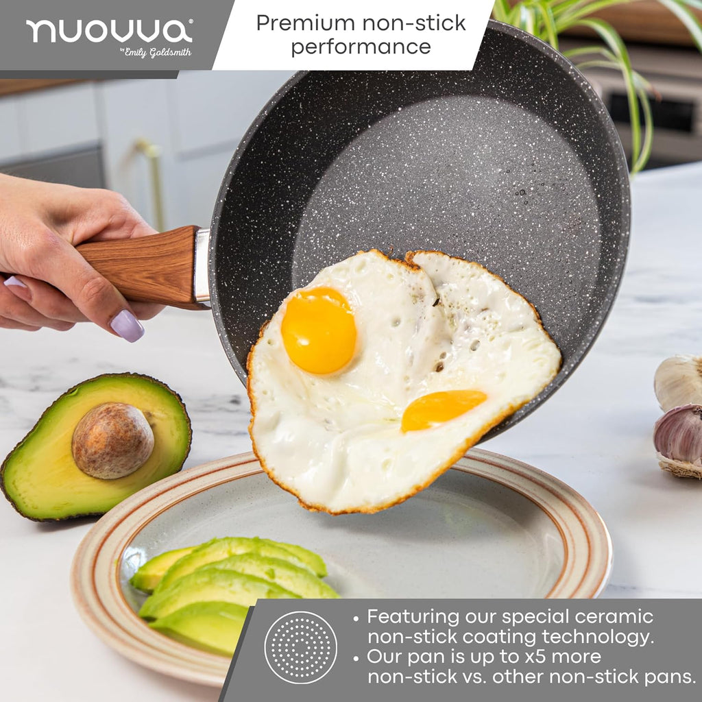 35pcs Granite Kitchen Cookware & Kitchen Knife Set