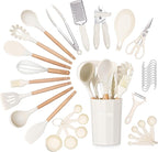 35pcs Kitchen Cooking Utensils Set - Multiple Colours