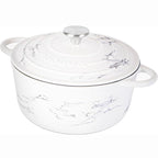 Enamelled Cast Iron Dutch Oven Casserole Pot (Multiple Colours & Sizes)