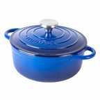 Enamelled Cast Iron Dutch Oven Casserole Pot (Multiple Colours & Sizes)