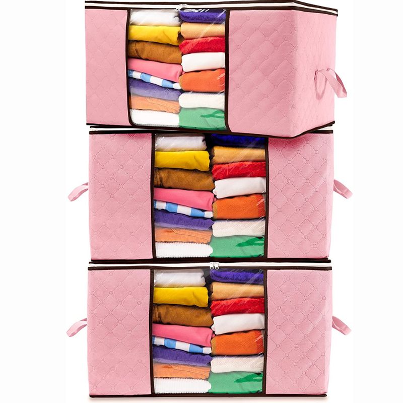 Large Clothes Storage Bag - 90L - Sets of 3 Pcs, 5 Pcs and 8 Pcs, by STACKZY