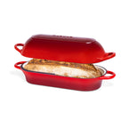 Enamelled Cast Iron Bread Loaf Pot – Non-Stick Dutch Oven, 32cm x 14cm (Multiple Colours),by Nuovva