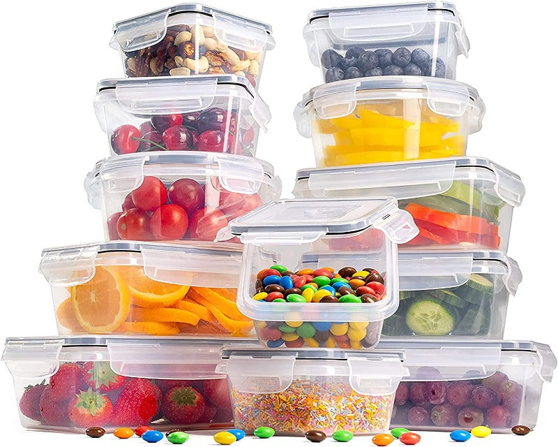 Airtight Food Storage Containers Sets (Multiple Sizes) by Nuovva