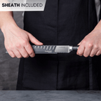 Stainless Steel Serrated Bread Knife - 8 Inch, by Nuovva