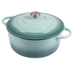 Cast Iron Dutch Oven, Casserole Pot - 28cm, 6L (Multiple Colour - Pastel Shades)