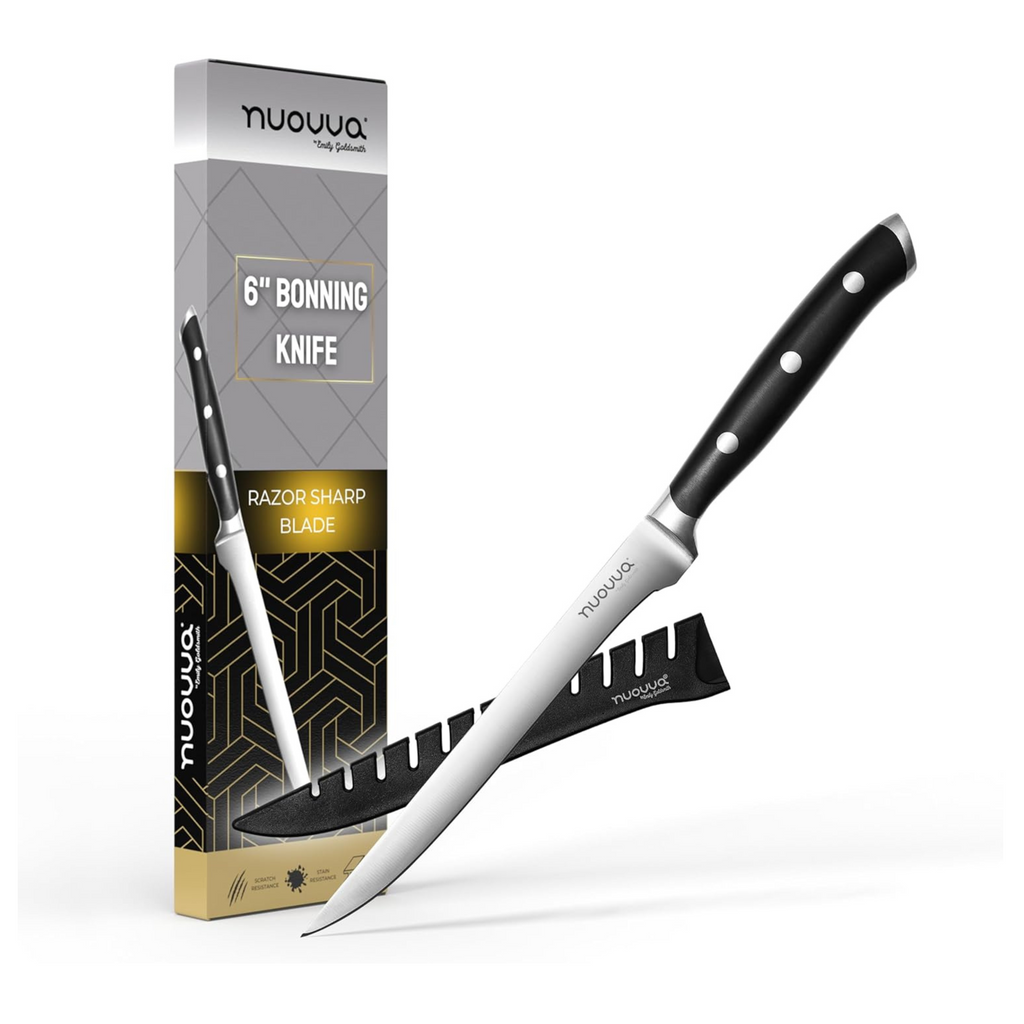 High Carbon Stainless Steel Boning Knife – 6 Inch, by Nuovva