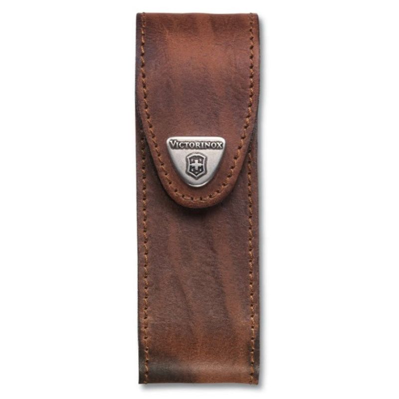 Victorinox Leather Belt Pouch with Hook-and-Loop Fastener