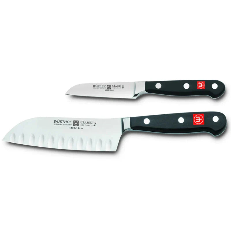 Wüsthof Classic 2-Piece Asian Knife Set, Black (WU9280)