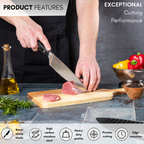 Professional High Carbon Steel Kitchen Knives (Multiple Variants), by Nuovva