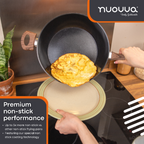 Copper Induction Non-Stick Sauté Pan With Lid – 28cm, by Nuovva